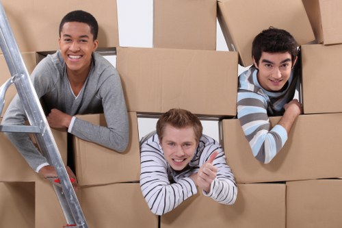 Local moving van helping with household and business transport in Edgware