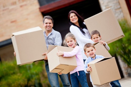 Local office movers handling equipment and furniture near Edgware business premises